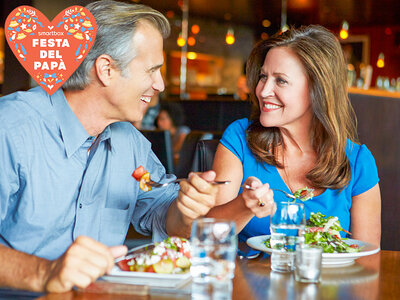 Cofanetto regalo A cena con papà: 1 cena per 2 con vino per la festa del papà