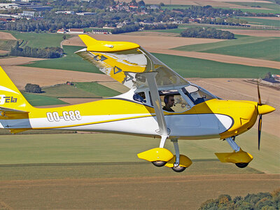 Vol d'initiation en FK9 ou DPM à l'école de pilotage ULM Baisy-Thy