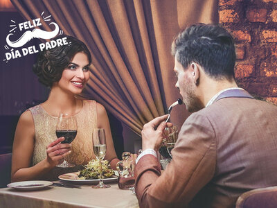 Caja regalo ¡Feliz Día del Padre! Cena gourmet para papás amantes de la gastronomía