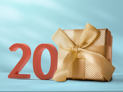 Geschenkbox Ein besonderer Geburtstag, 20 Jahre! Aufenthalte in Europa, Gourmet-Dinner oder Wellness für 2