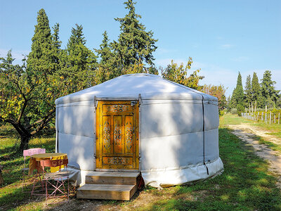 Coffret Séjour insolite et familial en Provence : 2 jours en yourte près d'Avignon