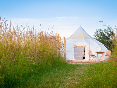 Glamping for 2 med havudsigt på Samsø Badehotel