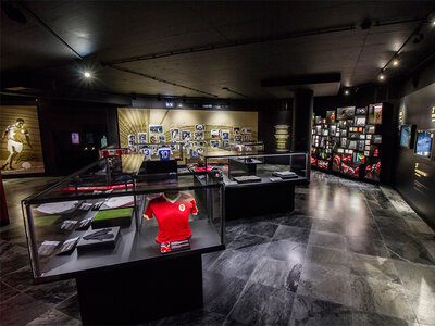 Coffret Visite du stade de Luz et du musée Sport Lisboa e Benfica avec écharpe du club