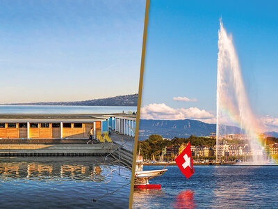 Cofanetto regalo 1 notte in hotel 4* di Ginevra con accesso ai Bains des Pâquis