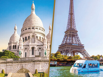 Geschenkbox Romantischer Urlaub in Paris mit 2 Übernachtungen, Busbootsfahrt und Champagner für 2