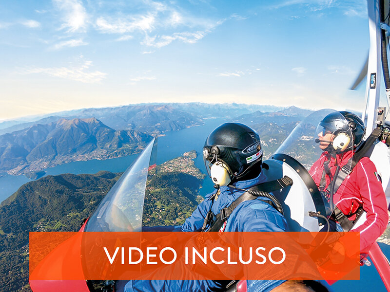 Incredibile volo sulle isole Borromeo del Lago Maggiore in autogiro biposto con foto e video ricordo