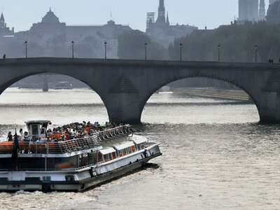 Croisière gourmande en bateau-mouche : déjeuner sur la Seine pour 2 adultes et 2 enfants