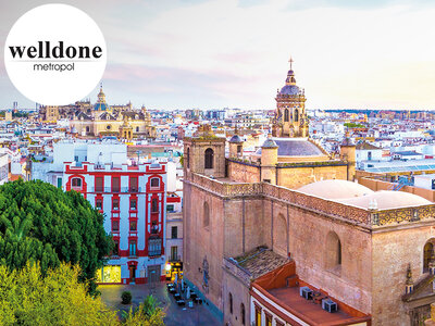 Caja regalo Escapada de lujo a Sevilla: 1 noche con desayuno y cava en Welldone Metropol