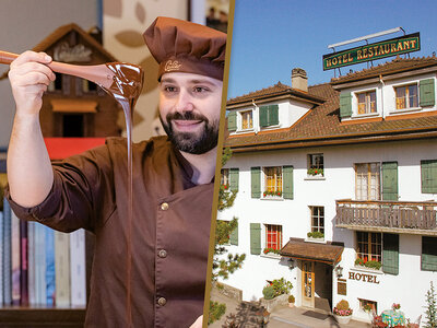 Cofanetto regalo Romantica fuga a Gruyères con laboratorio di cioccolato presso Maison Cailler