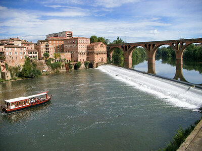 Croisière d’1h30 en gabarre sur le Tarn pour 2 personnes