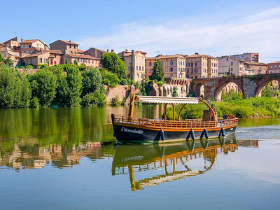 Coffret cadeau Croisière d’1h30 en gabarre sur le Tarn pour 2 personnes