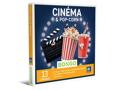 Coffret cadeau Cinéma & Pop-corn