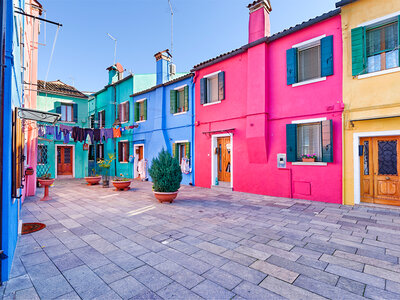 Al cuore della laguna: tour giornaliero tra Murano, Burano e Torcello per 2