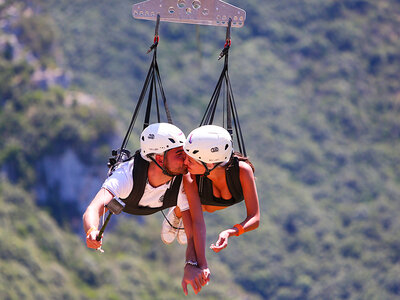 Insieme tra i cieli del Cilento: 1 volo in Zipline per 2 con GoPro