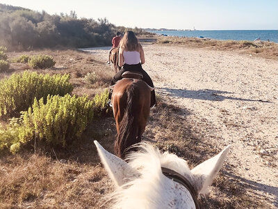 Cofanetto regalo Incredibile passeggiata a cavallo in riva al mare in un parco naturale del Salento