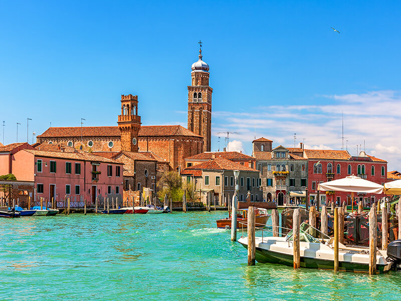 Tour mattutino tra Murano, Burano e Torcello per 2 adulti e 2 bambini