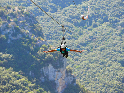 Cofanetto Emozioni sospese in Cilento: 1 volo in Zipline con GoPro