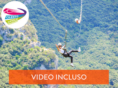 Cofanetto regalo Emozioni sospese in Cilento: 1 volo in Zipline con GoPro