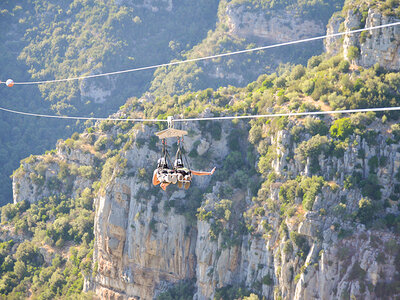 Il Cilento dall’alto con 1 volo in Zipline con istruttore