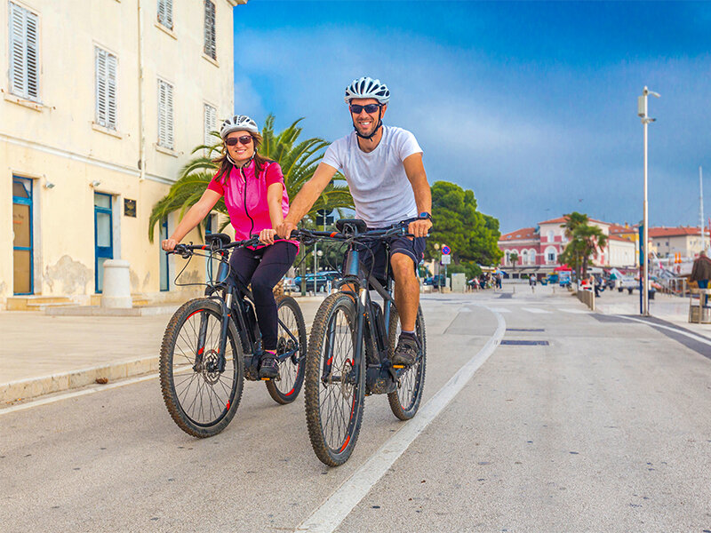 Tour in e-bike al tramonto nel pittoresco villaggio di Nervi (3h) per 2