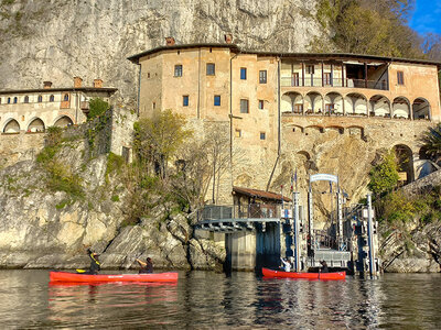 2h di emozioni in canoa canadese sul Lago Maggiore per 2 persone