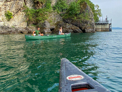 Cofanetto 2h di emozioni in canoa canadese sul Lago Maggiore per 2 persone