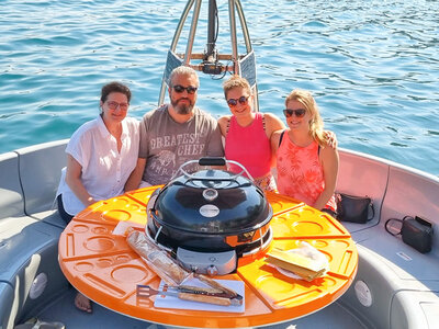 Coffret 2h en bateau avec apéritif et boissons pour 2 sur le lac de Lugano