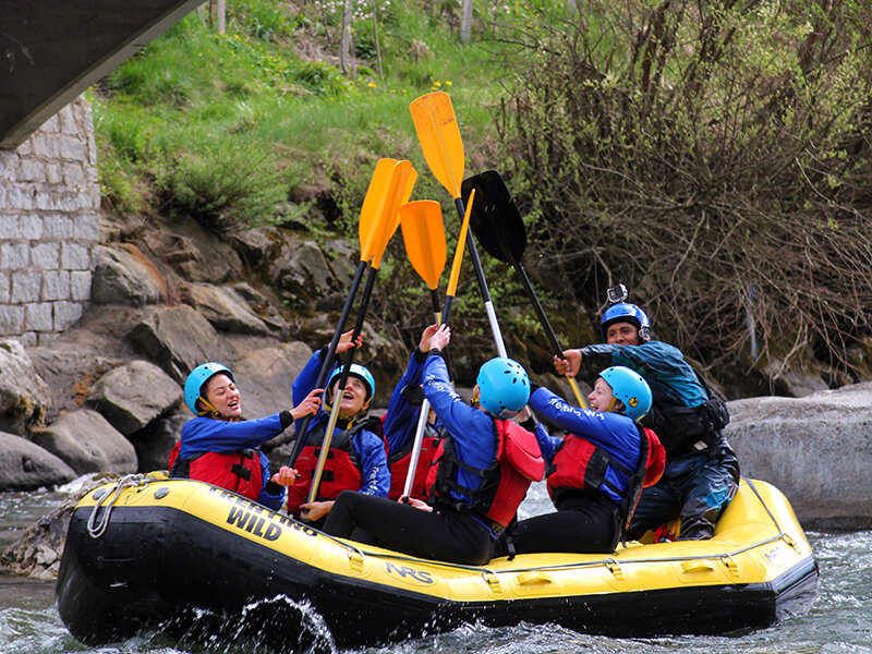 Avventura in Trentino per 5: 2h di rafting in Val di Sole