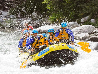 Cofanetto 2h di rafting in famiglia in Val di Sole