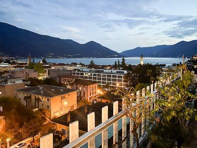 Coffret cadeau 2 jours avec souper romantique et vue sur le lac à Ascona