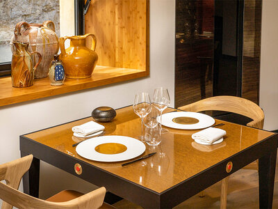 Coffret cadeau Adresses primées : repas 4 plats au restaurant Le Puits du Trésor près de Caracassone