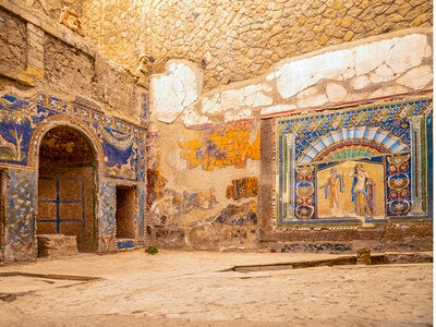 Cofanetto Tour giornaliero Vesuvio ed Ercolano con biglietti saltafila per 2 adulti e 1 bambino