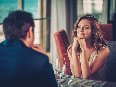 Coffret cadeau Dîner à 3 plats en tête-à-tête avec champagne