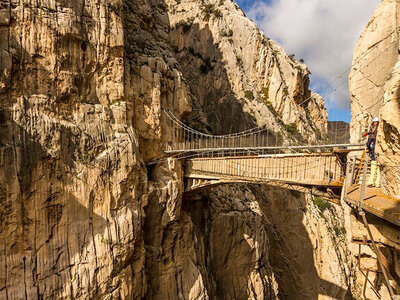 Caja El Caminito del Rey: 2 entradas de adulto y traslado desde Málaga