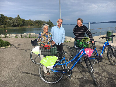 Coffret Balade à vélo de 4h en famille avec dégustation de vins dans le pays de Neuchâtel