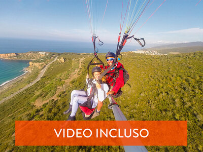 Cofanetto regalo Volo di 20min in parapendio tandem con video e foto ricordo in Sicilia
