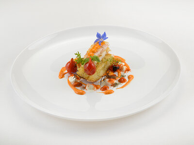 Cofanetto Raffinata cena a base di pesce presso il rinomato ristorante Il Giardino del Gusto in Liguria