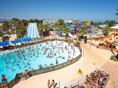 Coffret Journée au parc Aquasplash à Antibes : 1 entrée adulte et 1 entrée enfant