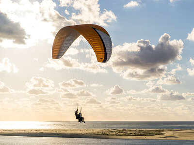 Coffret cadeau Vol en parapente au-dessus de la dune du Pilat avec vidéo et photos