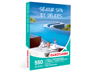 Coffret cadeau Séjour spa et délices