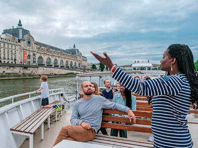 Coffret 1h de croisière sur la Seine avec coupe de champagne