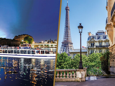 Coffret cadeau Séjour à Paris et croisière gastronomique sur la Seine