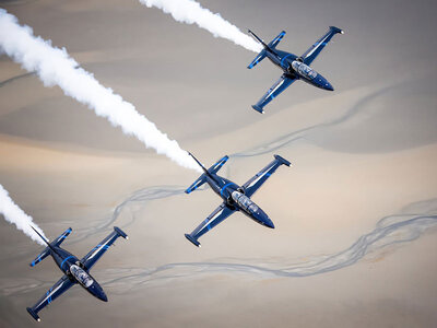 Geschenkbox Flug in einem L-39 Albatros Kampfjet über die Schweizer Alpen