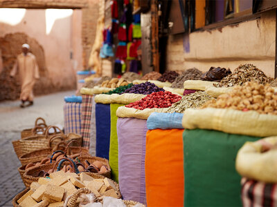 Caja 5 noches en Marrakech, viaje al Valle de Dades y excursión al Atlas