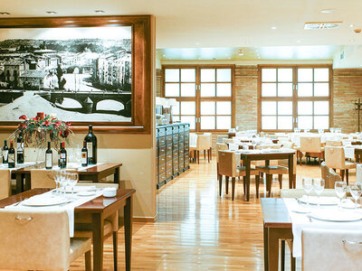 Caja 1 noche en Gran Hotel Ciudad de Barbastro 4* con visita y cata en bodega D.O. Somontano