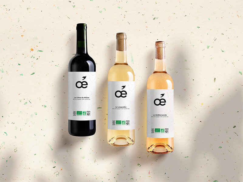 Coffret de 3 bouteilles de vin bio livrées à domicile