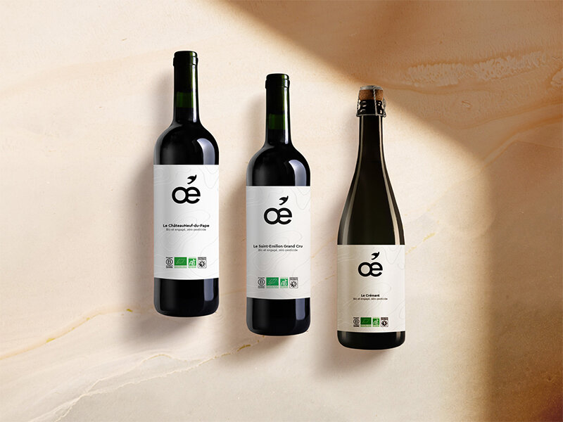 Coffret de 3 bouteilles de vin bio prestige livrées à domicile