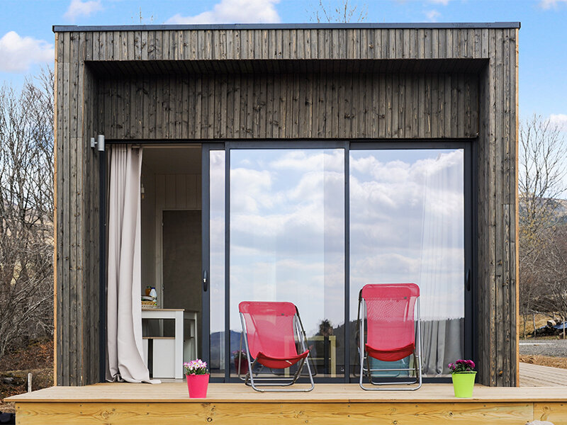 Coffret cadeau Séjour en famille de 2 jours en mini maison en bois avec sauna près de Clermont Ferrand