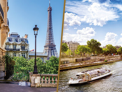 Coffret cadeau 2 nuits à Paris avec une croisière d'1h sur la Seine