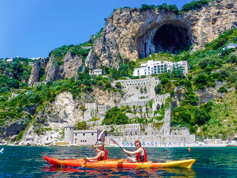 Tour della Costiera Amalfitana in kayak per 2 (3h)